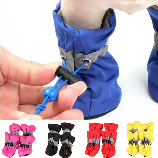 Chaussons anti dérapants et impermeables pour chiens et chats WINXTON Protection des pattes , des griffes et des parquets