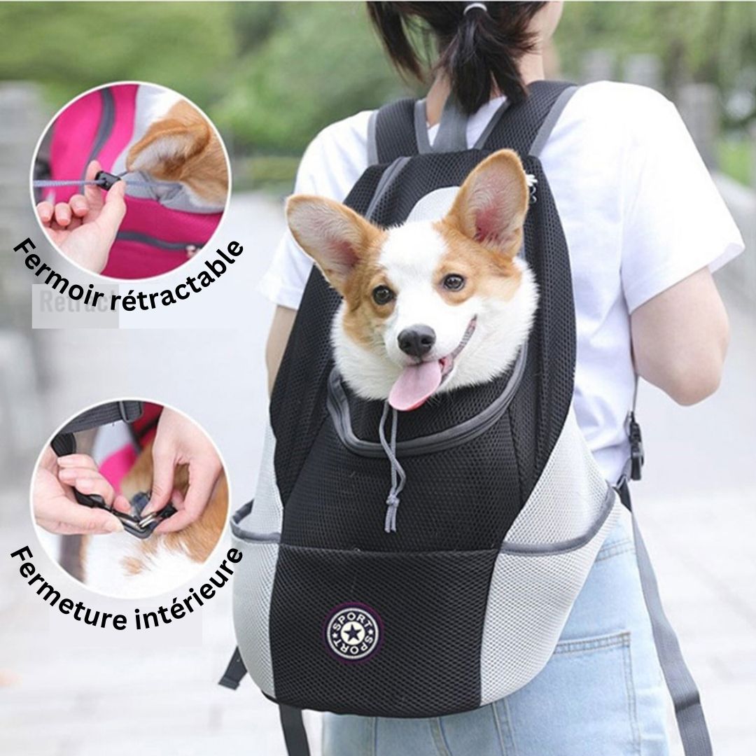 BackpackDog™ - Sac à dos de transport pour animaux de compagnie - Mycharmingdog