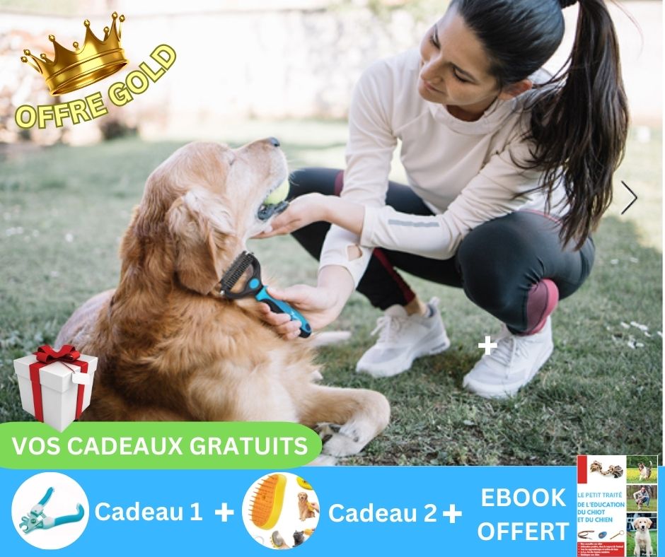 Quicklytop™ La meilleure brosse démellage pour chiens et chats - Mycharmingdog